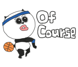 Panda's Basketball2 sticker #7982027