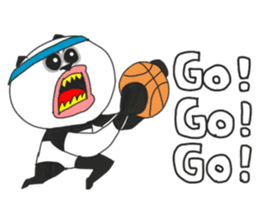 Panda's Basketball2 sticker #7982029