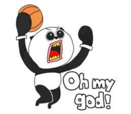 Panda's Basketball2 sticker #7982031