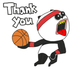 Panda's Basketball2 sticker #7982032