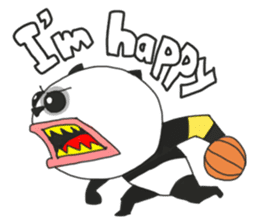 Panda's Basketball2 sticker #7982033