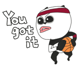 Panda's Basketball2 sticker #7982038