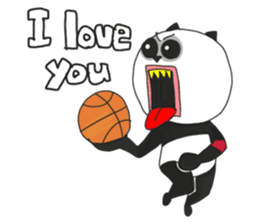 Panda's Basketball2 sticker #7982043