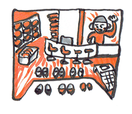 Miracle Happy bed shop sticker #7982192