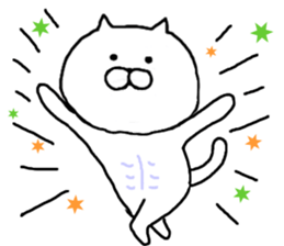Sticker of simple cat sticker #7982412