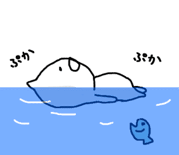 Sticker of simple cat sticker #7982420