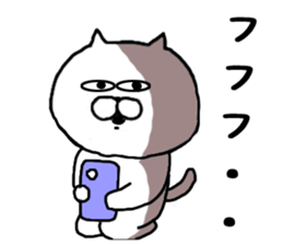 Sticker of simple cat sticker #7982425