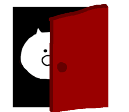 Sticker of simple cat sticker #7982429