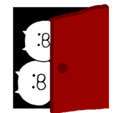 Sticker of simple cat sticker #7982430