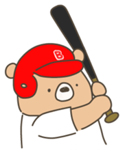 baseball bears sticker #7982484