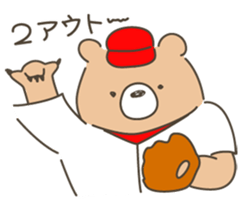 baseball bears sticker #7982485