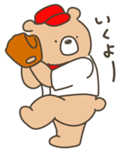 baseball bears sticker #7982486