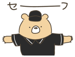 baseball bears sticker #7982488