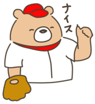 baseball bears sticker #7982493