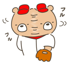 baseball bears sticker #7982496