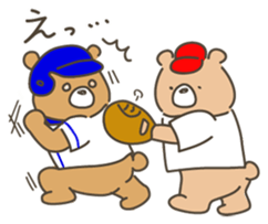baseball bears sticker #7982497