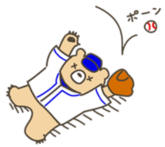 baseball bears sticker #7982498