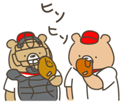 baseball bears sticker #7982499