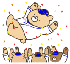 baseball bears sticker #7982520