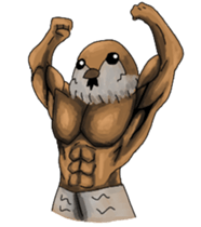 Muscles sparrow 2 sticker #7982770