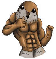 Muscles sparrow 2 sticker #7982774