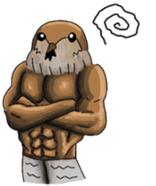 Muscles sparrow 2 sticker #7982782