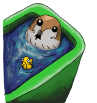 Muscles sparrow 2 sticker #7982785