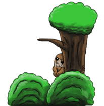 Muscles sparrow 2 sticker #7982803