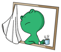 Frog Ben (English ver.) sticker #7983058