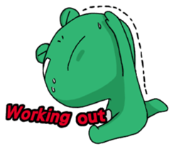 Frog Ben (English ver.) sticker #7983063