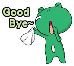 Frog Ben (English ver.) sticker #7983071