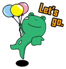 Frog Ben (English ver.) sticker #7983072