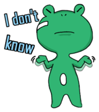 Frog Ben (English ver.) sticker #7983075