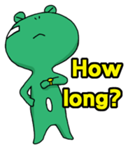 Frog Ben (English ver.) sticker #7983078