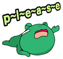 Frog Ben (English ver.) sticker #7983082