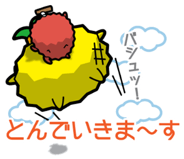 Funny pineapple & funny Lychee sticker #7983549