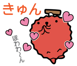 Funny pineapple & funny Lychee sticker #7983552