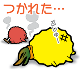 Funny pineapple & funny Lychee sticker #7983553