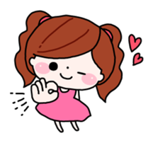 Love Love everyday girl Ai-chan sticker #7983756