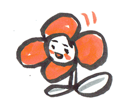 Garden of flowers us sticker #7984094