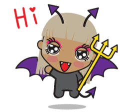 Cute Angel and Cute Demon sticker #7984245