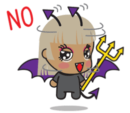 Cute Angel and Cute Demon sticker #7984247