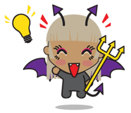 Cute Angel and Cute Demon sticker #7984251