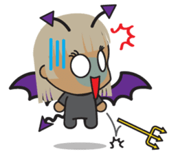 Cute Angel and Cute Demon sticker #7984261