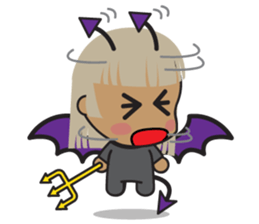 Cute Angel and Cute Demon sticker #7984269