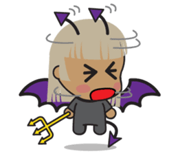 Cute Angel and Cute Demon sticker #7984269
