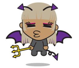 Cute Angel and Cute Demon sticker #7984271