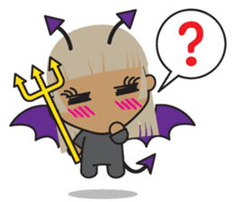 Cute Angel and Cute Demon sticker #7984275