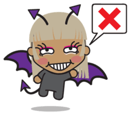Cute Angel and Cute Demon sticker #7984279