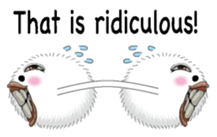 White spherical moss English version sticker #7984457